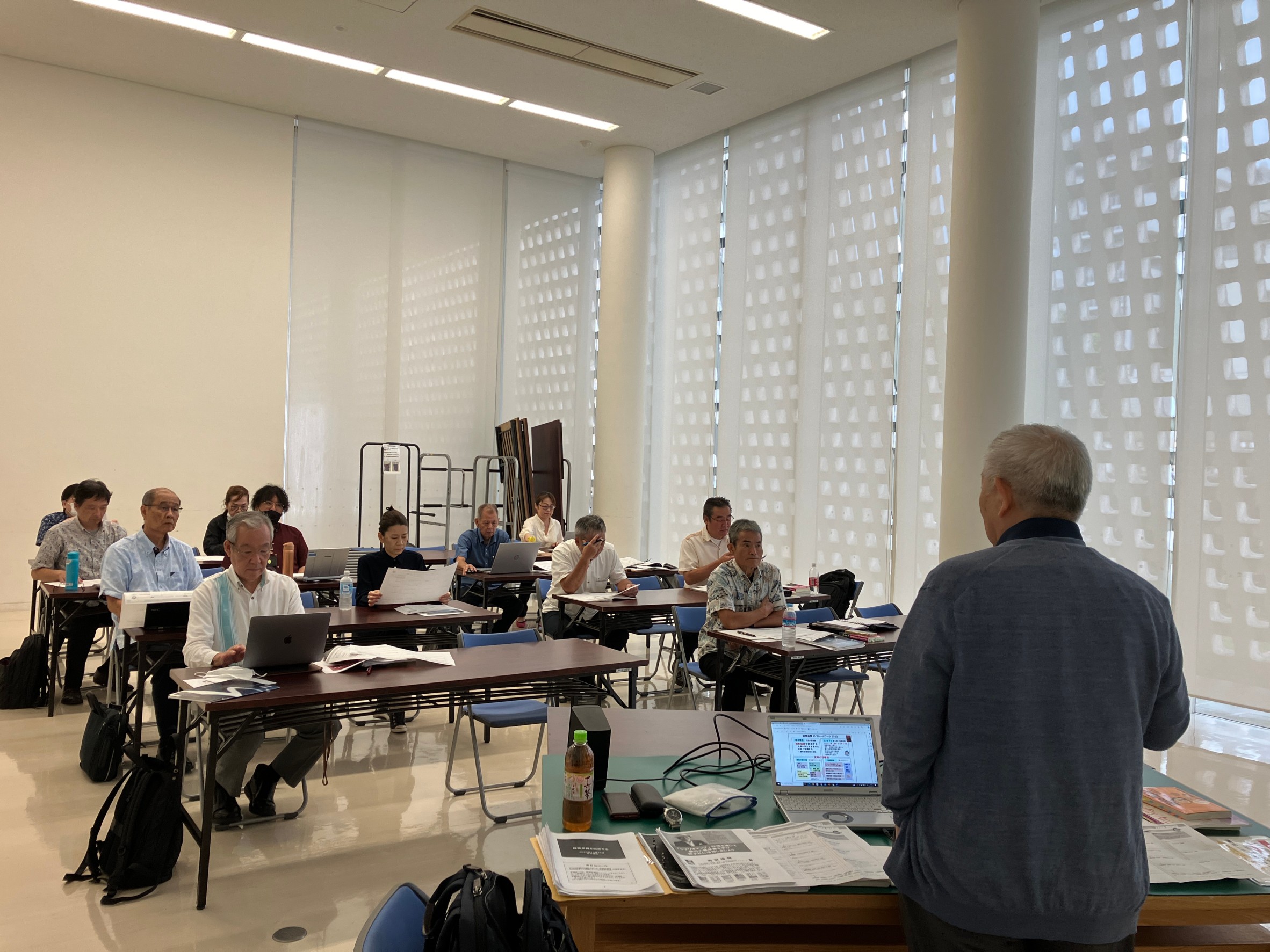 ブルービー 稲嶺有晃さんの講義