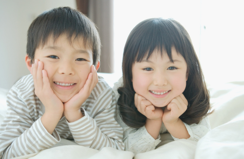 笑顔の子供たち