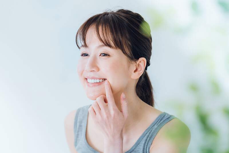 綺麗な歯の女性