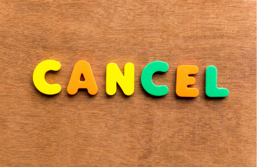 キャンセル