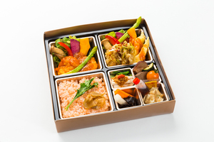 お肉・魚・エビチリが共演！欲張り御膳