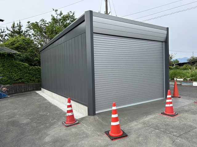 【阿波市吉野町】ガレージ基礎工事完了