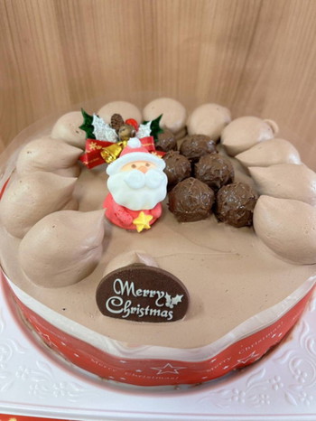 クリスマスに、BBトレご利用者様と職員でケーキを頂きました。のイメージ