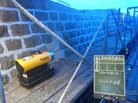 R4えん堤_施工状況-5（目地充填工）