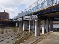 安積橋_施工状況-2（足場工）