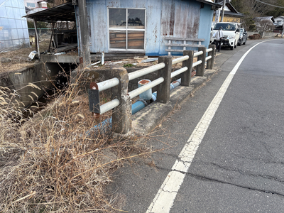 八幡2号橋_⑦防護柵工_施工前