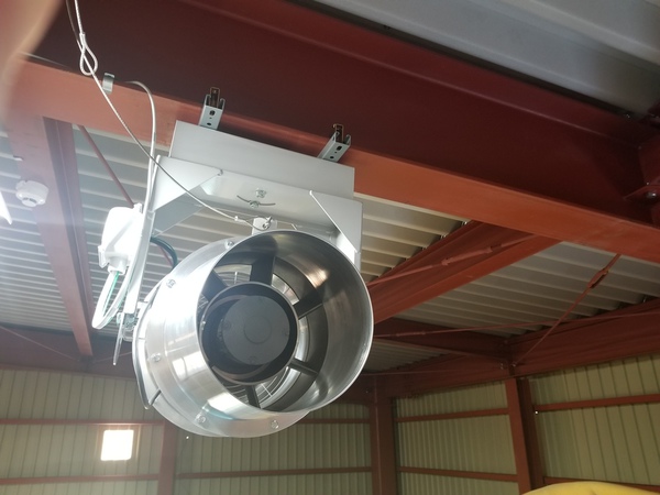 誘引ファン設置