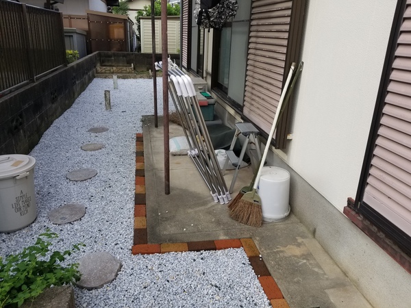 エクステリア工事　デッキ工事