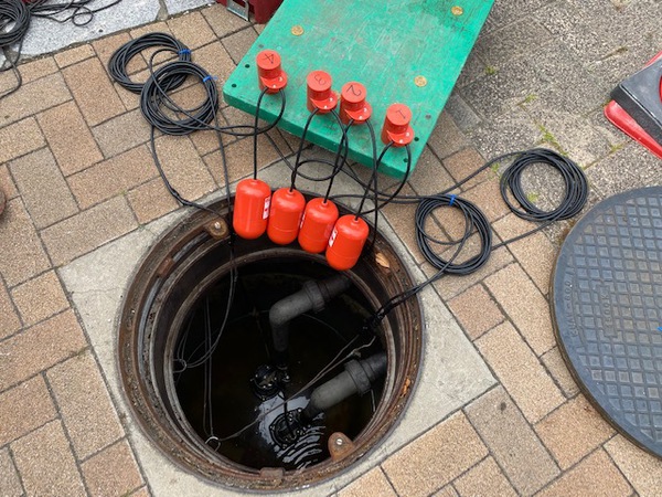 汚水ポンプフロートスイッチ取替