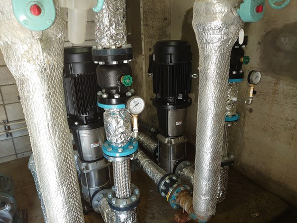 某病院　揚水ポンプ更新