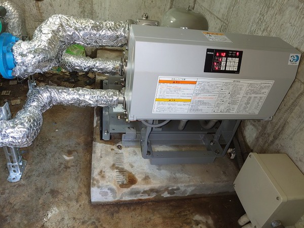 ポンプ取替　加圧ポンプ更新