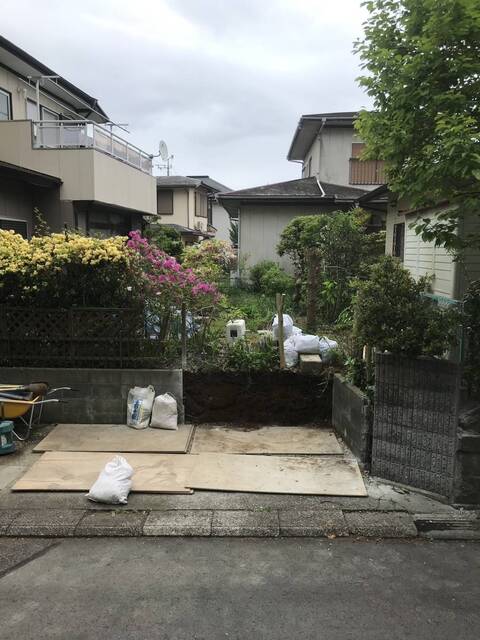 千葉県船橋市｜駐車場拡張工事｜O様