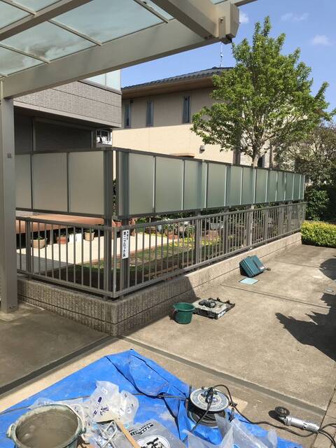 茨城県土浦市｜目隠しフェンス工事｜U様