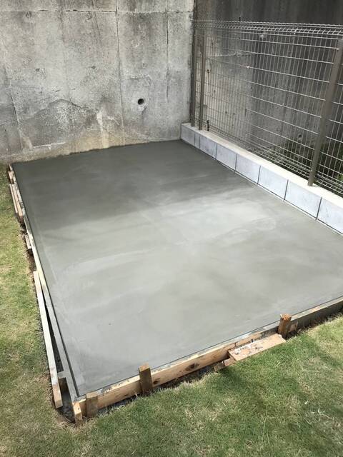 千葉県成田市｜物置下土間打設工事｜B様