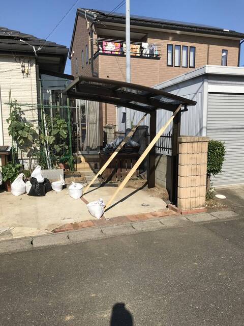  茨城県龍ケ崎市｜カーポート工事｜U様