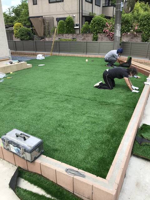 茨城県守谷市｜人工芝工事｜E様