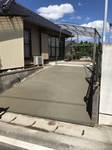 千葉県富里市｜駐車場拡張工事｜I様