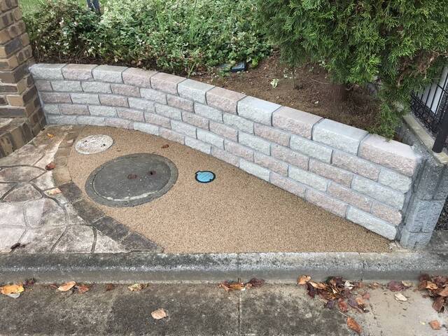 茨城県つくばみらい市｜ブロック積み工事｜U様