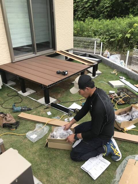 茨城県土浦市｜デッキ工事｜A様