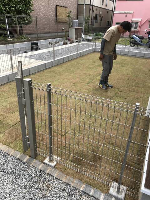 千葉県成田市｜天然芝工事｜U様