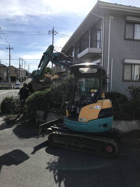 千葉県成田市｜植栽の抜根工事｜A様