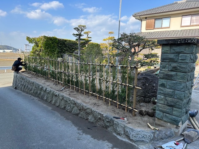 庭の剪定の画像