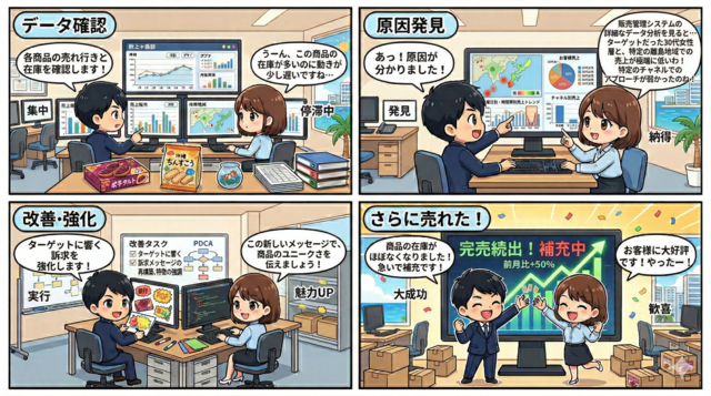 PDCA販売管理システム使用