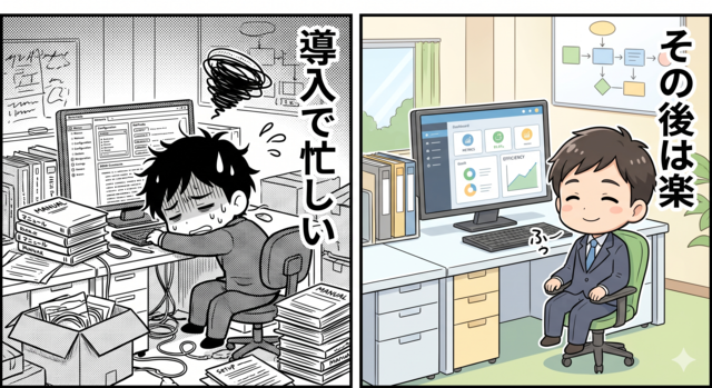 販管システム手間
