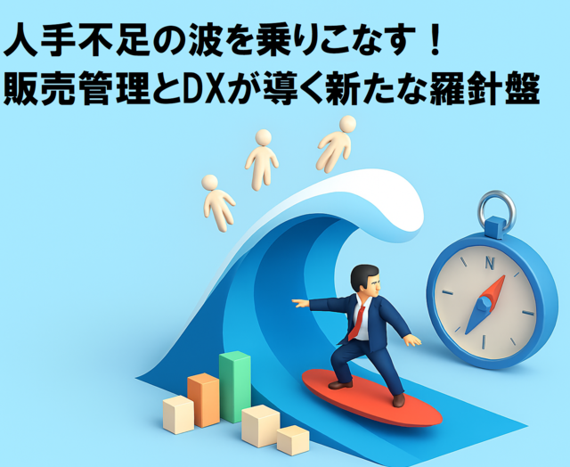 人手不足の波を乗りこなす！販売管理とDXが導く新たな羅針盤