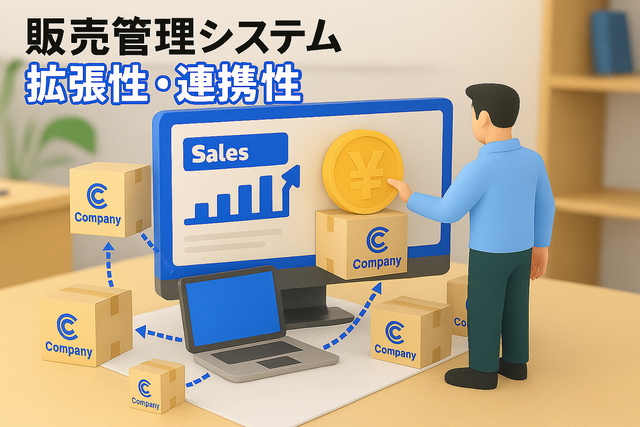 販売管理システム拡張性・連携性