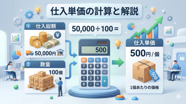 仕入単価の計算と解釈