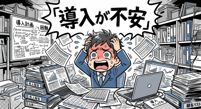 販管システム手間