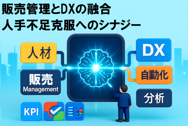 販売管理とDXの融合：人手不足克服へのシナジー