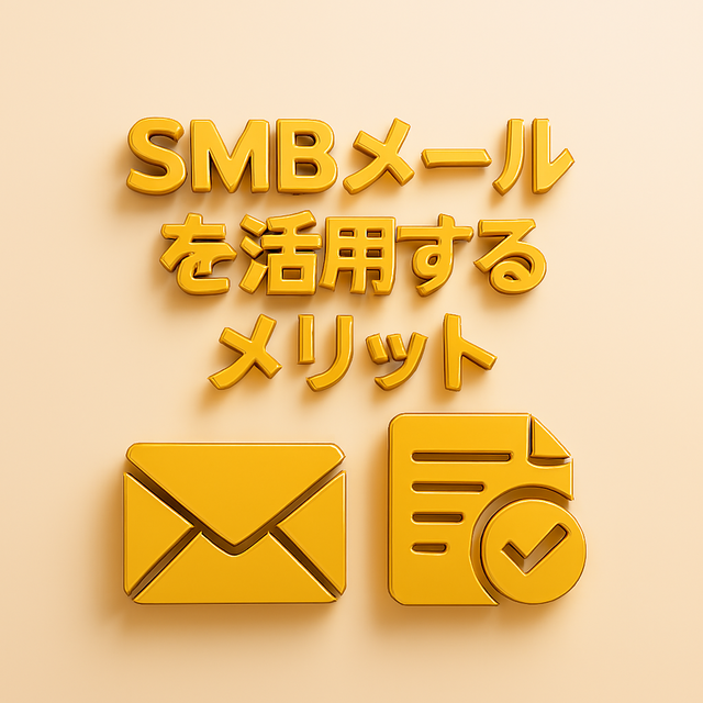 SMBメールを活用するメリット