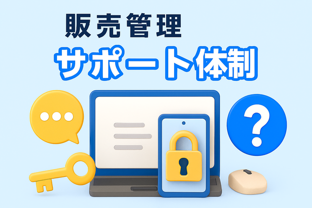販売管理サポート体制