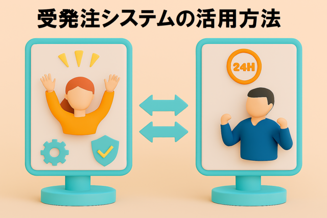 受発注システムの活用方法