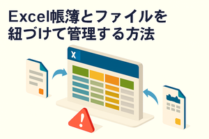 Excel帳簿とファイルを紐づけて管理する方法