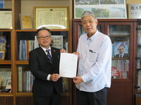 沖縄県土木建築部長へ報告