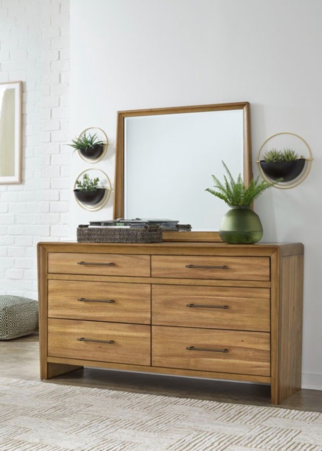 【92,225円】B785-31/36 Dresser & Mirror