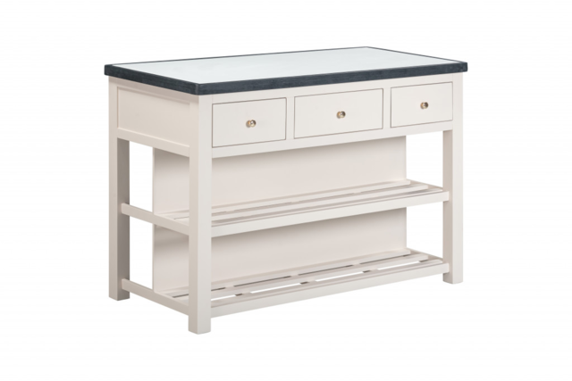【92,225円】BK-003 White/Black Kitchen Island