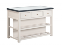 【92,225円】BK-003 White/Black Kitchen Island