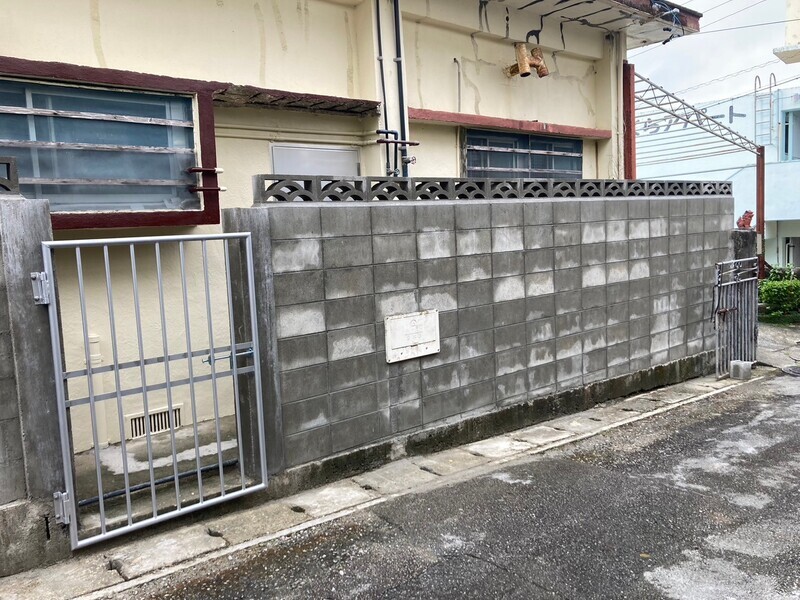 豊見城市　ブロック塀修理