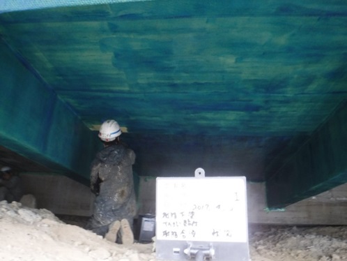 峰通レストラン梁・スラブ