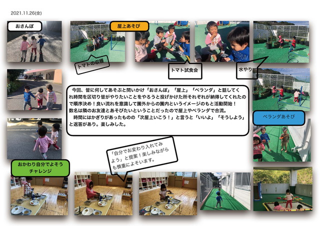 子どもたちそれぞれの声をもとに活動開始