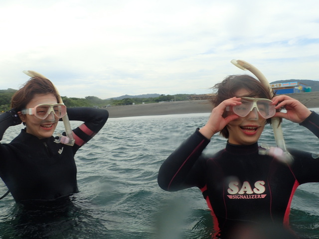 千葉県館山市の沖ノ島海水浴場でシュノーケリング（スノーケリング）を開催いたしました。｜千葉県館山市の沖ノ島ダイビングサービスマリンスノー