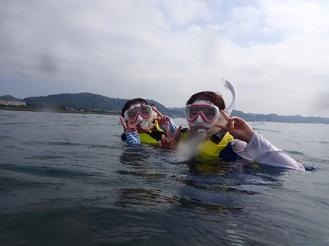千葉県館山市の沖ノ島海水浴場でスノーケリング【シュノーケリング】開催いたしました。｜千葉県館山市の沖ノ島ダイビングサービスマリンスノー