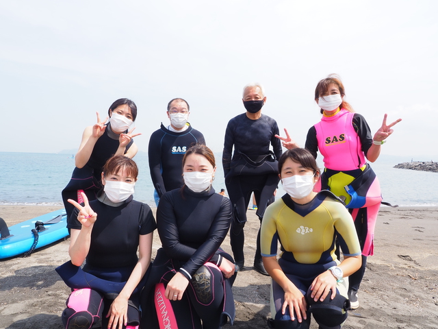 沖ノ島ビーチで行われたアマモ移植イベント2021｜千葉県館山市の沖ノ島ダイビングサービスマリンスノー