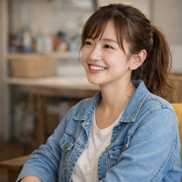 ダイビング後、急かされることなく自分のペースで身支度を整えている女性