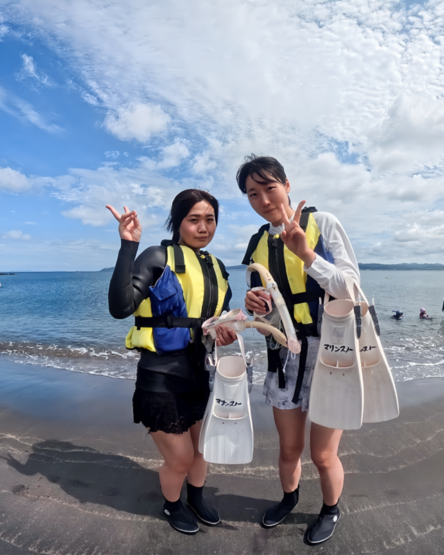 夏休みは女子旅で非日常を満喫！千葉県館山市の沖ノ島海水浴場でシュノーケリング体験を楽しもう