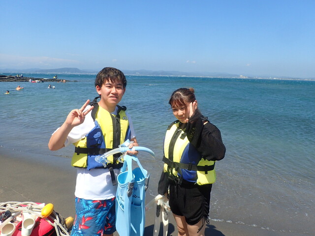 千葉県館山市の沖ノ島海水浴場でシュノーケリング（スノーケリング）を開催いたしました。｜千葉県館山市の沖ノ島ダイビングサービスマリンスノー